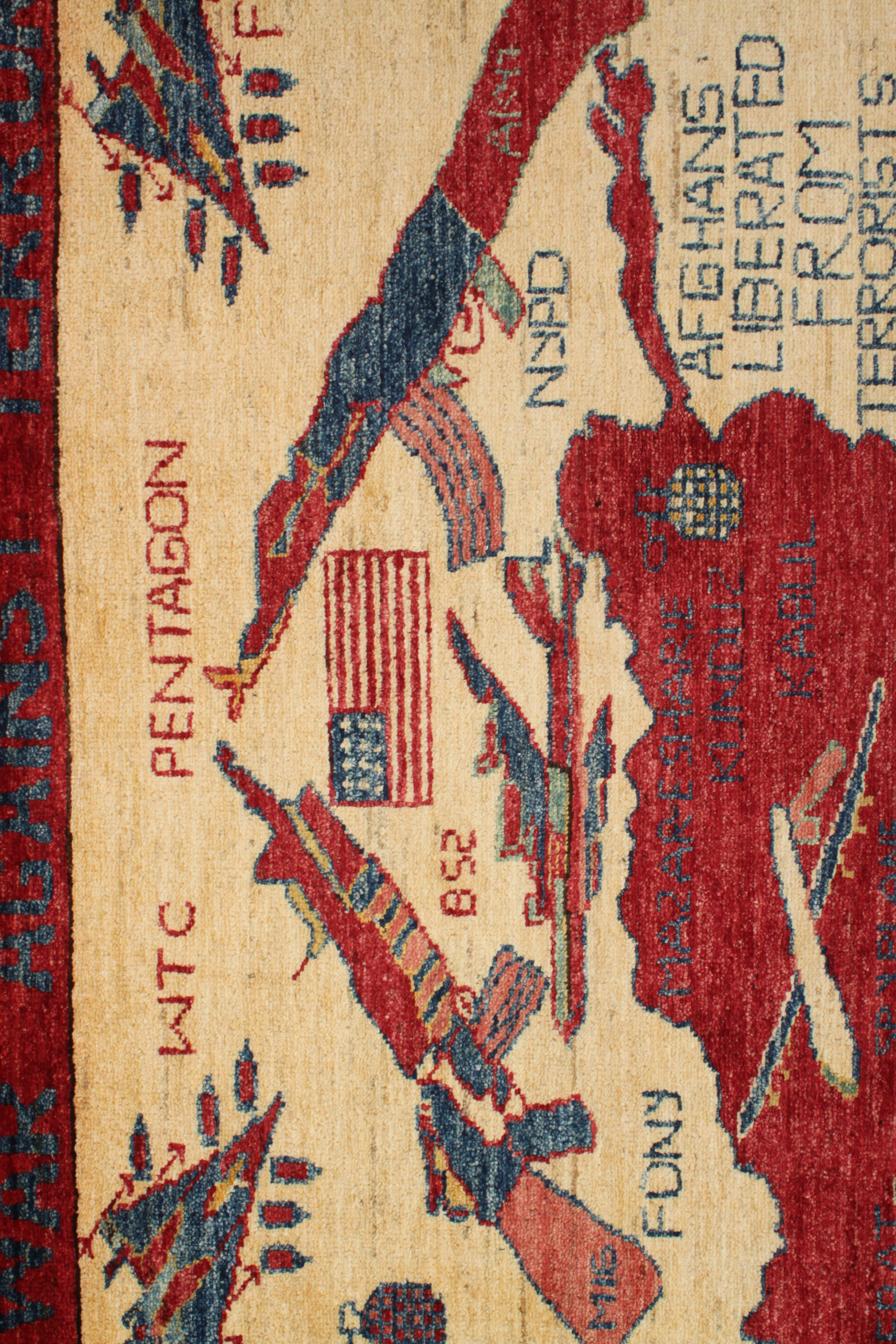 For sale: Afghan War Rug or Conflict Carpet