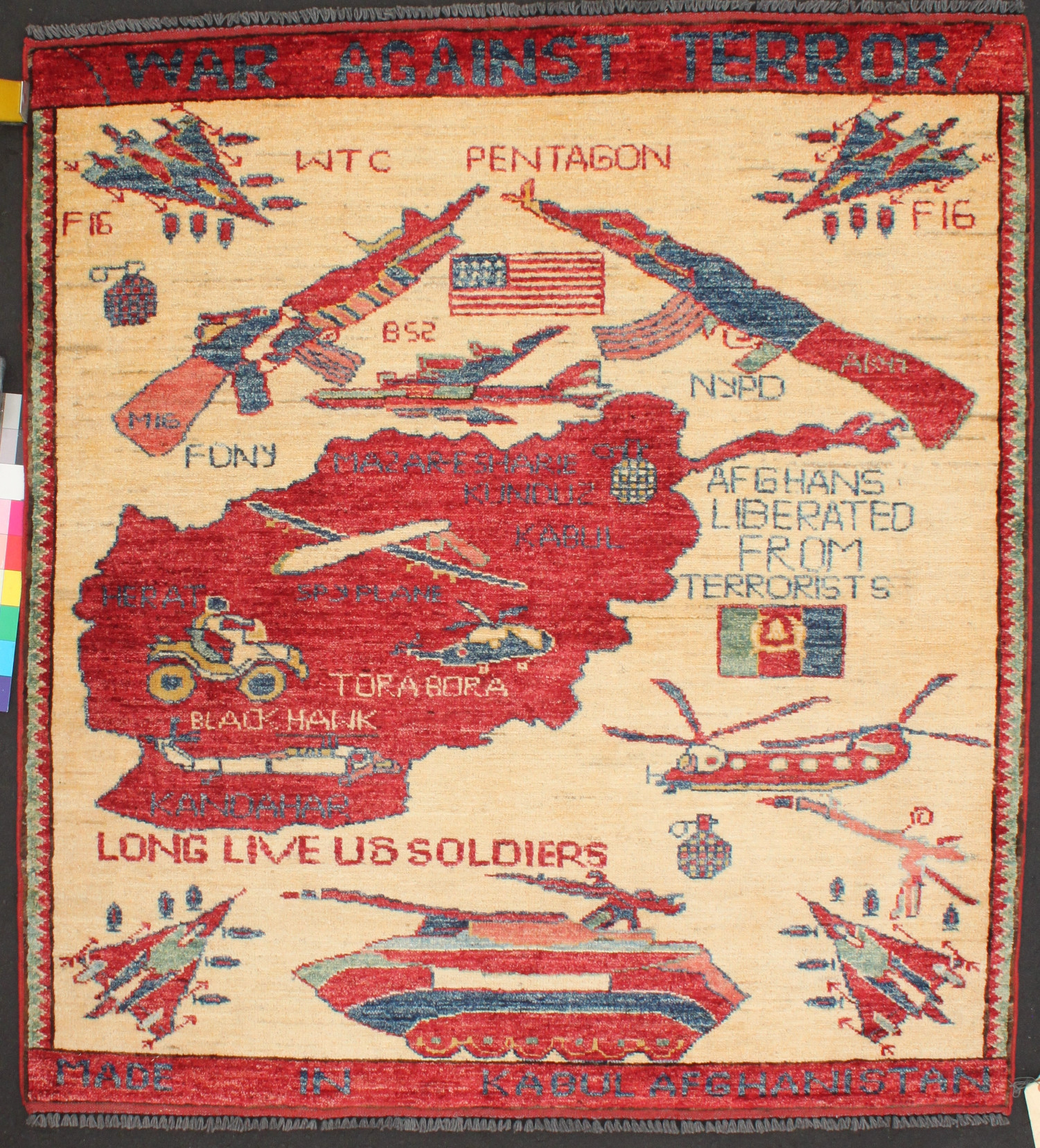 For sale: Afghan War Rug or Conflict Carpet