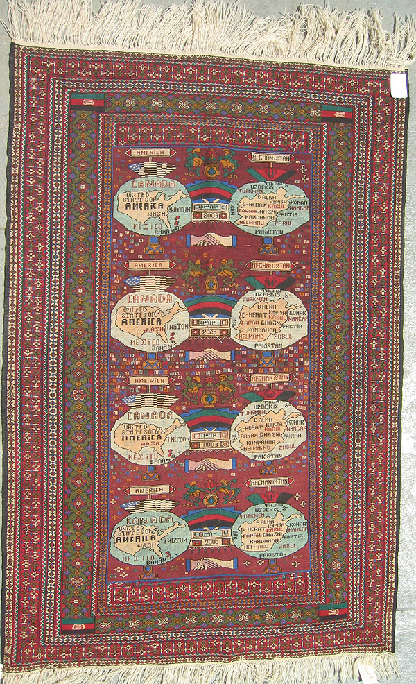 For sale: Afghan War Rug or Conflict Carpet