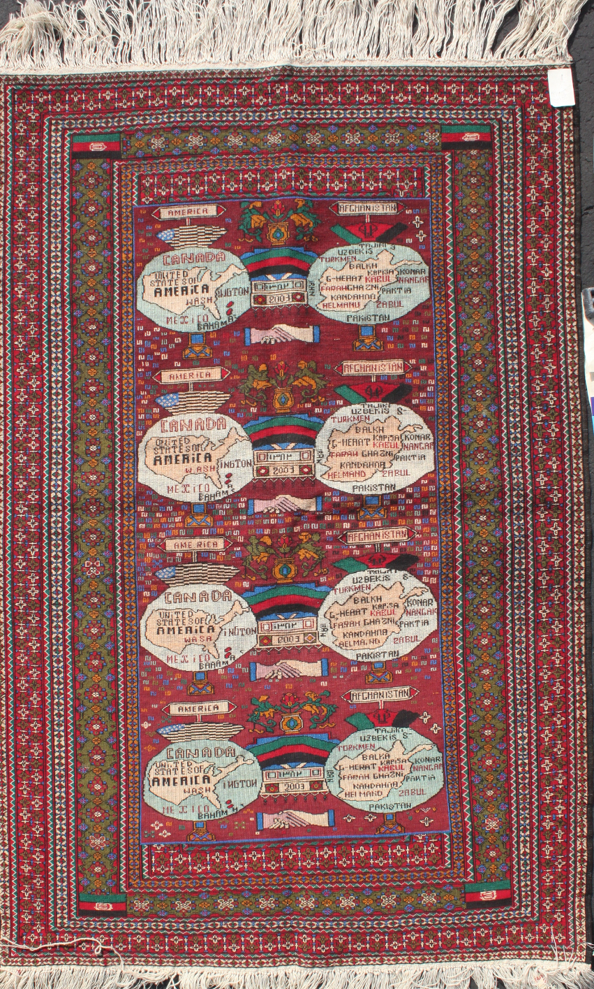 For sale: Afghan War Rug or Conflict Carpet