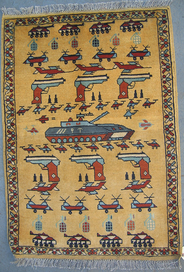 For sale: Afghan War Rug or Conflict Carpet