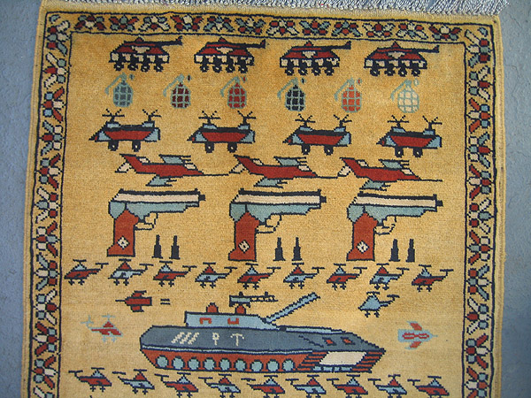 For sale: Afghan War Rug or Conflict Carpet