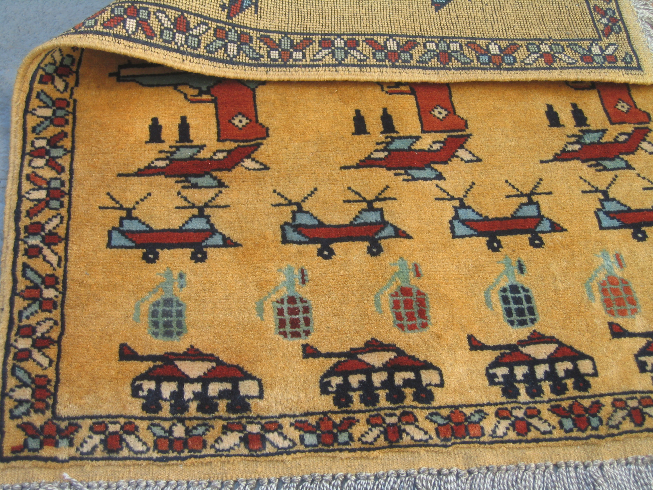 For sale: Afghan War Rug or Conflict Carpet