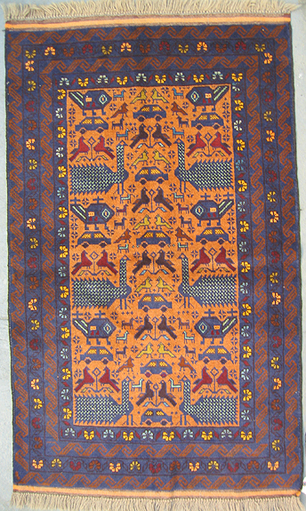 Hand woven carpet from Afhanistan for sale