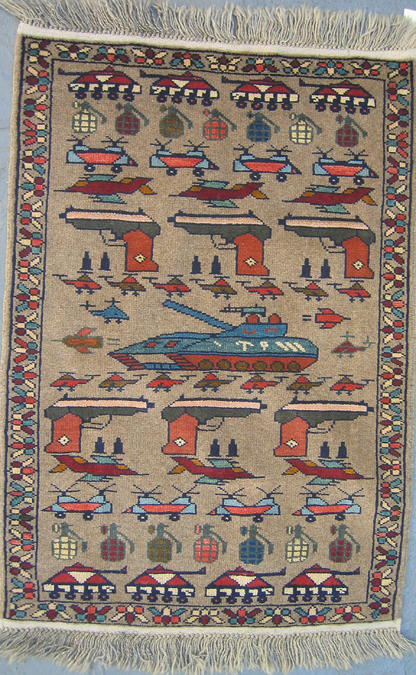 For sale: Afghan War Rug or Conflict Carpet