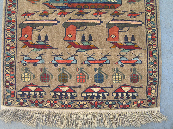 For sale: Afghan War Rug or Conflict Carpet