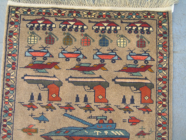 For sale: Afghan War Rug or Conflict Carpet