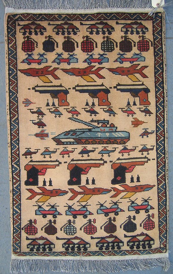 For sale: Afghan War Rug or Conflict Carpet