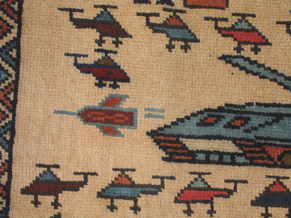 For sale: Afghan War Rug or Conflict Carpet