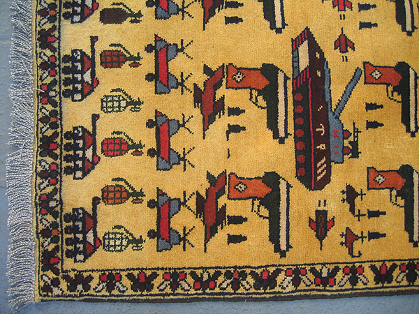 For sale: Afghan War Rug or Conflict Carpet