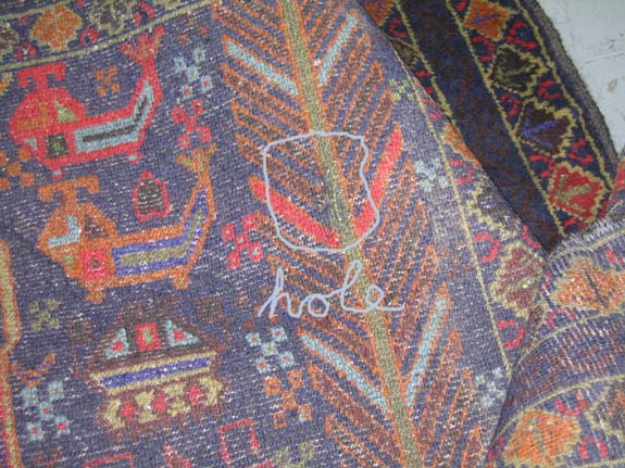 For sale: Afghan War Rug or Conflict Carpet