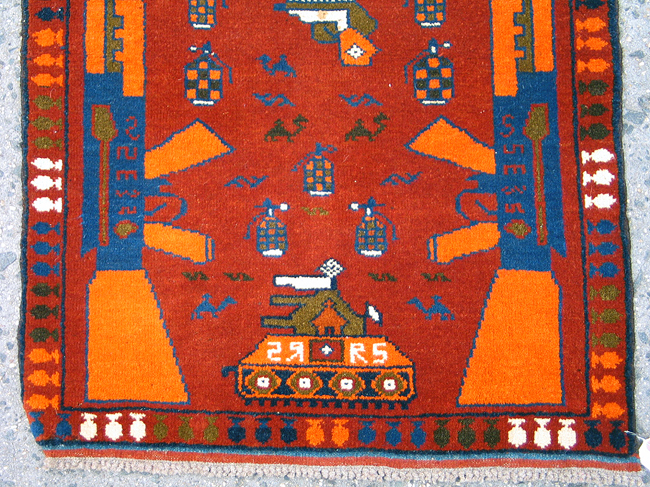 For sale: Afghan War Rug or Conflict Carpet