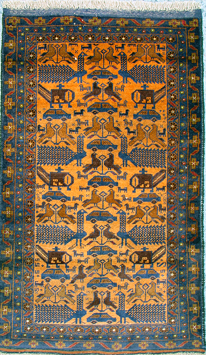 For sale: Afghan War Rug or Conflict Carpet