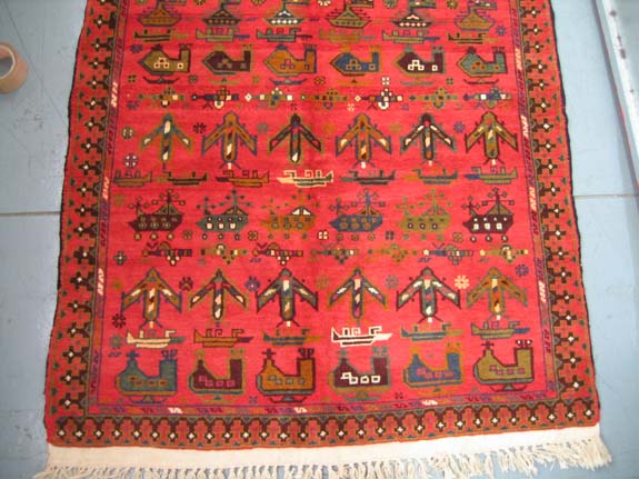 For sale: Afghan War Rug or Conflict Carpet