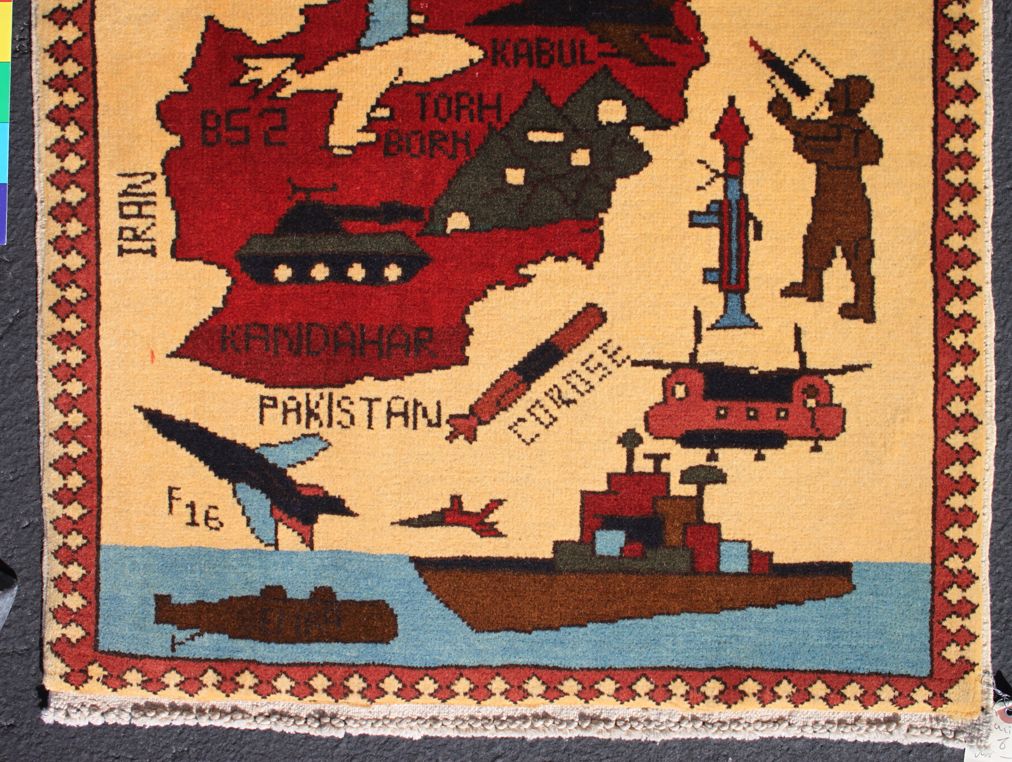 For sale: Afghan War Rug or Conflict Carpet