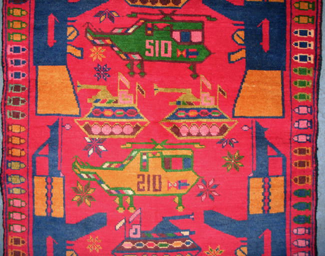 For sale: Afghan War Rug or Conflict Carpet