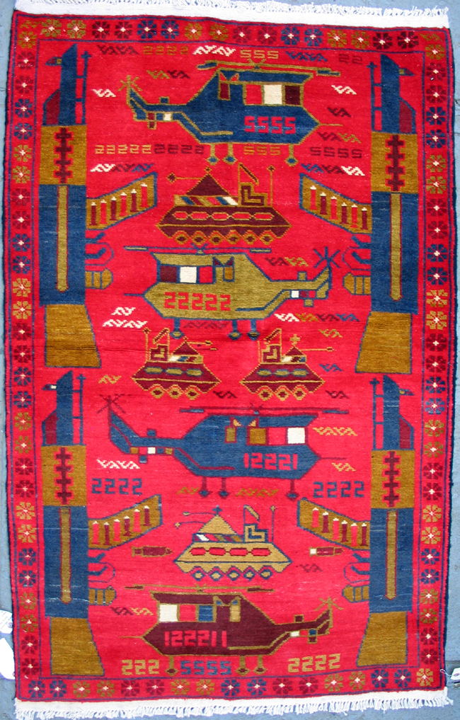 For sale: Afghan War Rug or Conflict Carpet