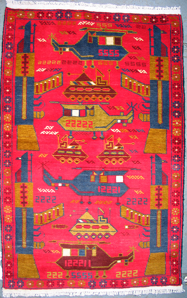 For sale: Afghan War Rug or Conflict Carpet