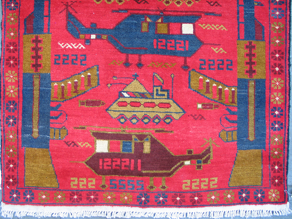 For sale: Afghan War Rug or Conflict Carpet