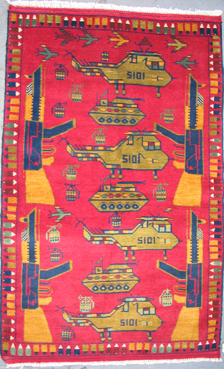 For sale: Afghan War Rug or Conflict Carpet