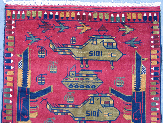 For sale: Afghan War Rug or Conflict Carpet