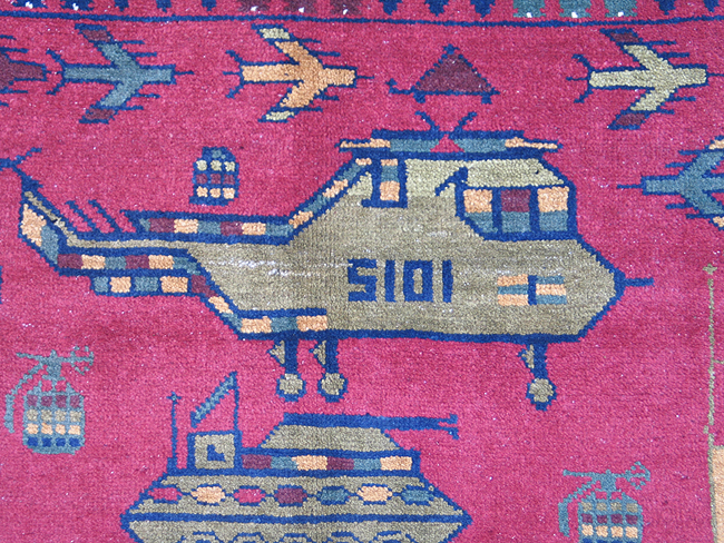 For sale: Afghan War Rug or Conflict Carpet