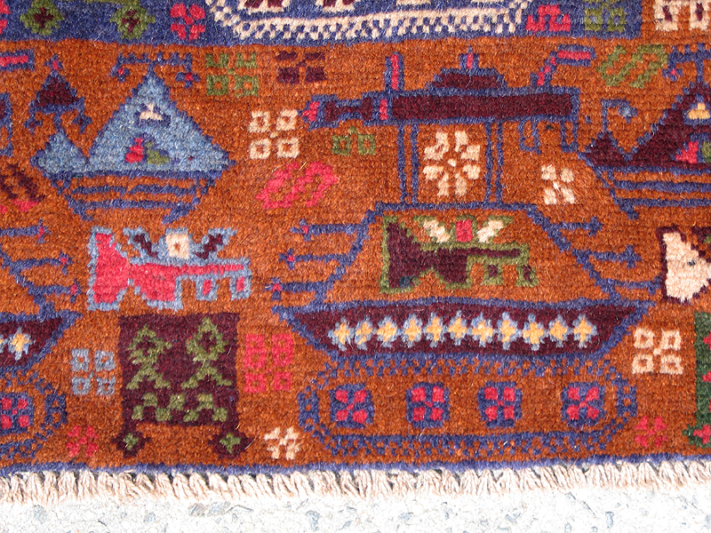 For sale: Afghan War Rug or Conflict Carpet