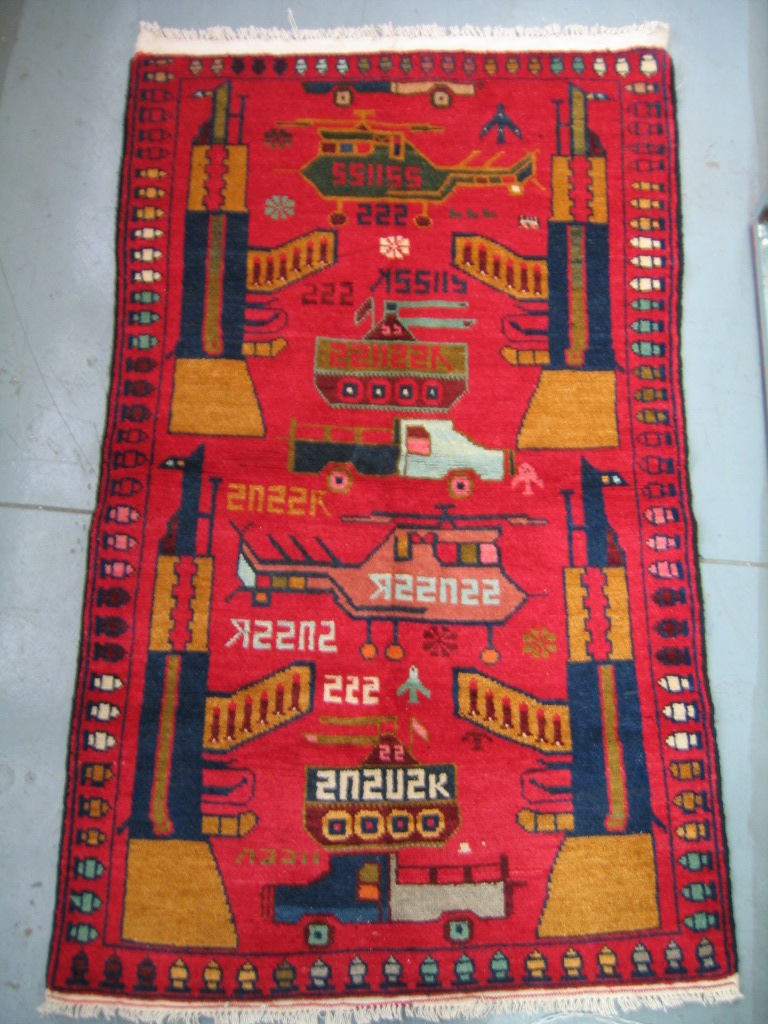 For sale: Afghan War Rug or Conflict Carpet