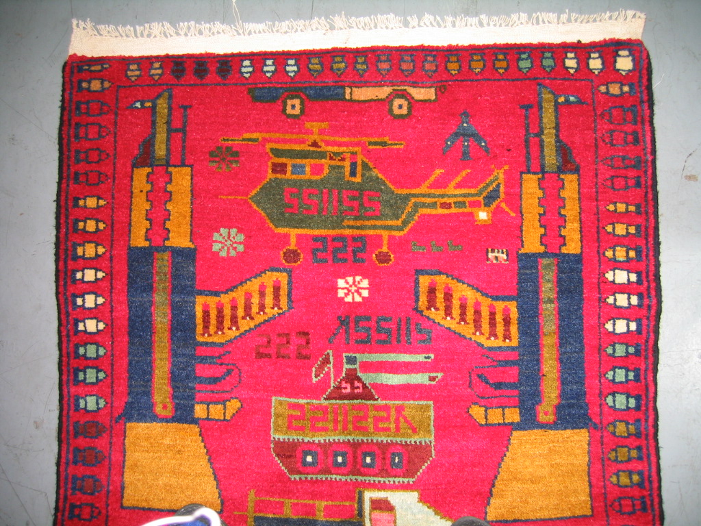 For sale: Afghan War Rug or Conflict Carpet