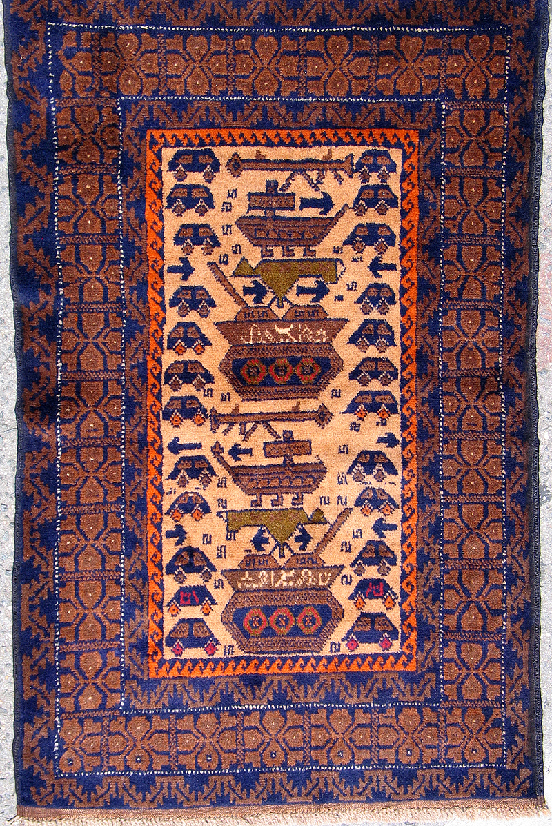 For sale: Afghan War Rug or Conflict Carpet