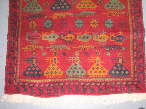 For sale: Afghan War Rug or Conflict Carpet