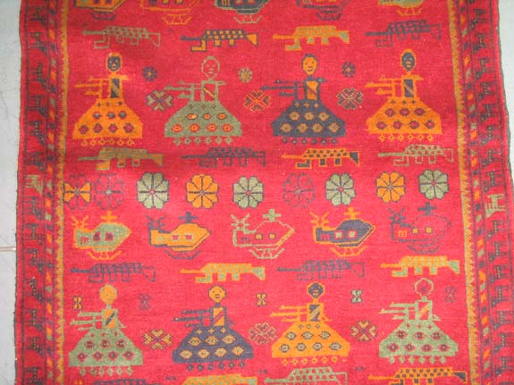 For sale: Afghan War Rug or Conflict Carpet