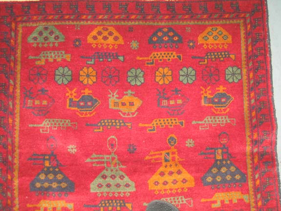 For sale: Afghan War Rug or Conflict Carpet