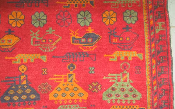 For sale: Afghan War Rug or Conflict Carpet