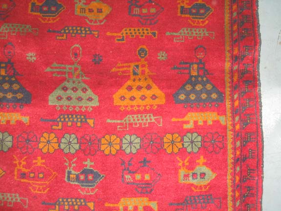 For sale: Afghan War Rug or Conflict Carpet