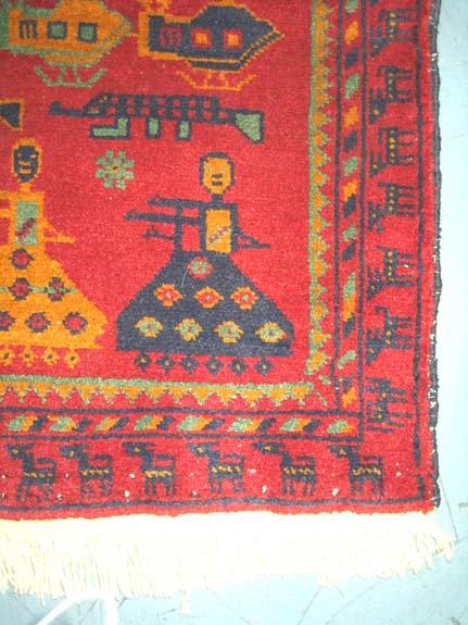 For sale: Afghan War Rug or Conflict Carpet