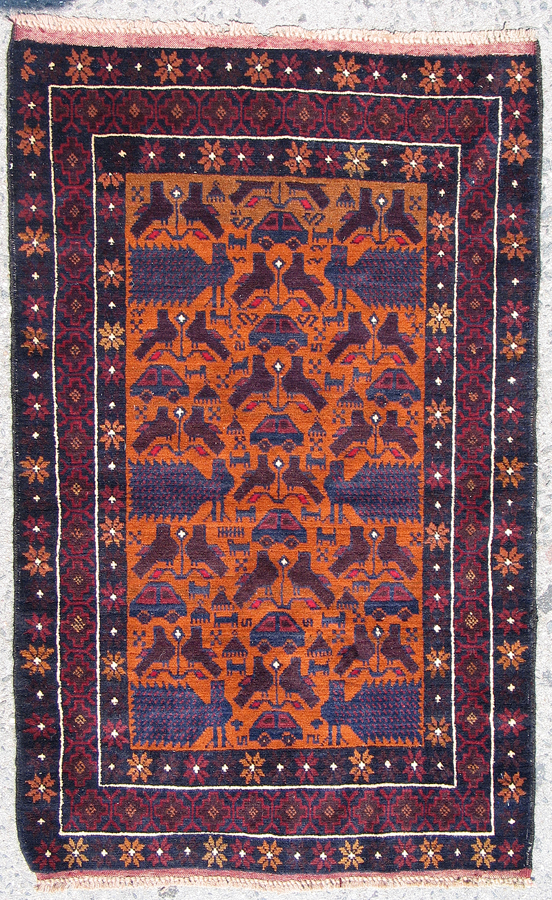 Hand woven carpet from Afhanistan for sale