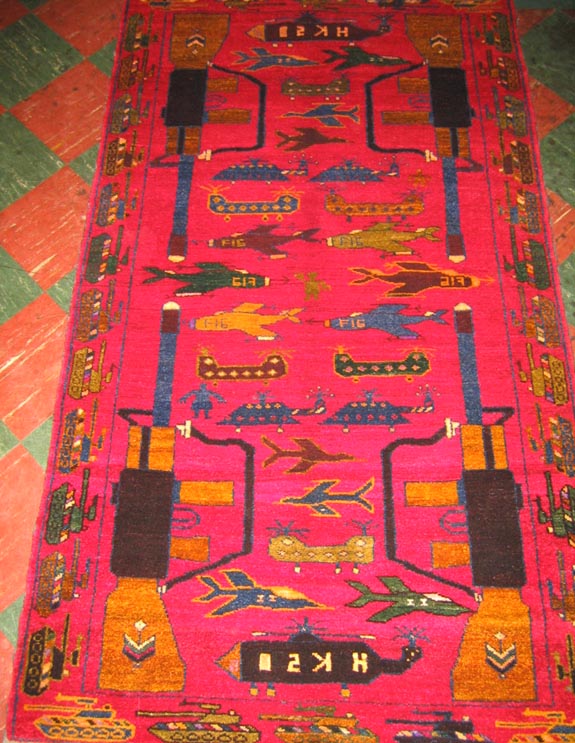 For sale: Afghan War Rug or Conflict Carpet