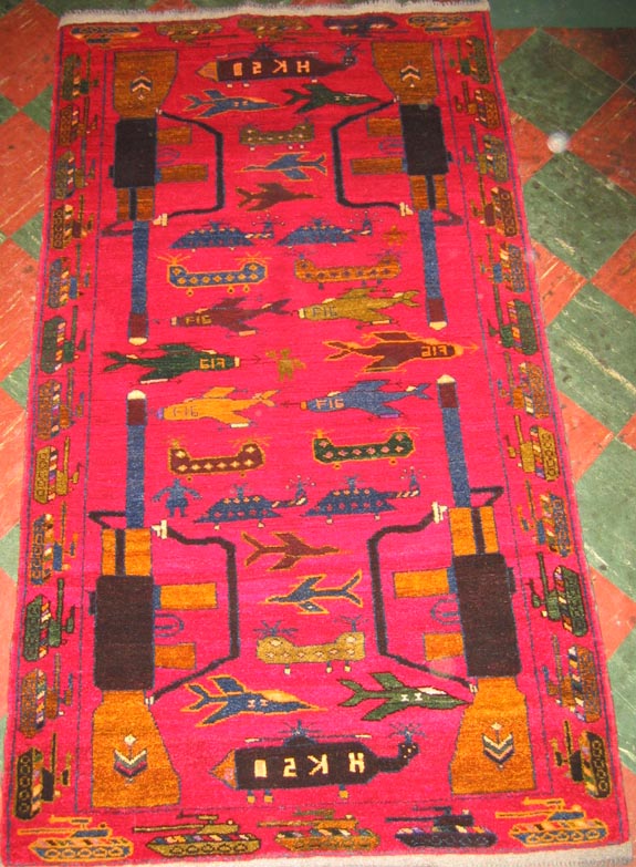 For sale: Afghan War Rug or Conflict Carpet