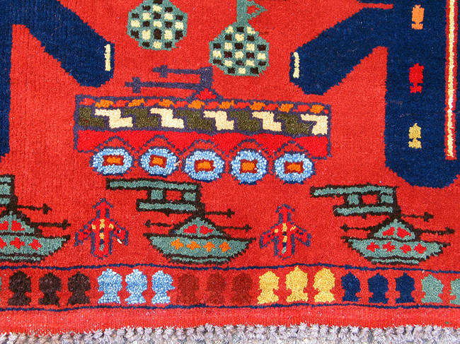 For sale: Afghan War Rug or Conflict Carpet