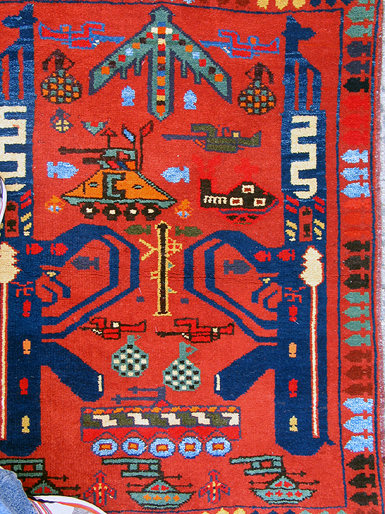 For sale: Afghan War Rug or Conflict Carpet