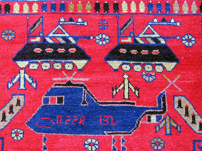 For sale: Afghan War Rug or Conflict Carpet