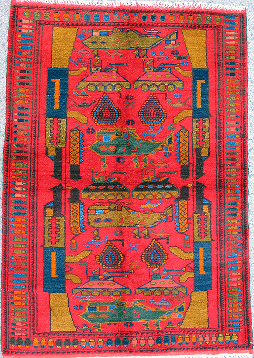 For sale: Afghan War Rug or Conflict Carpet