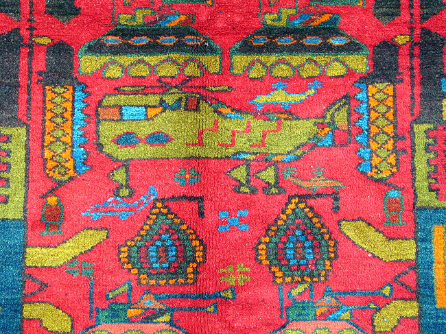 For sale: Afghan War Rug or Conflict Carpet