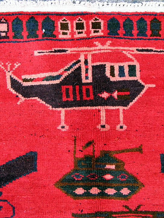 For sale: Afghan War Rug or Conflict Carpet