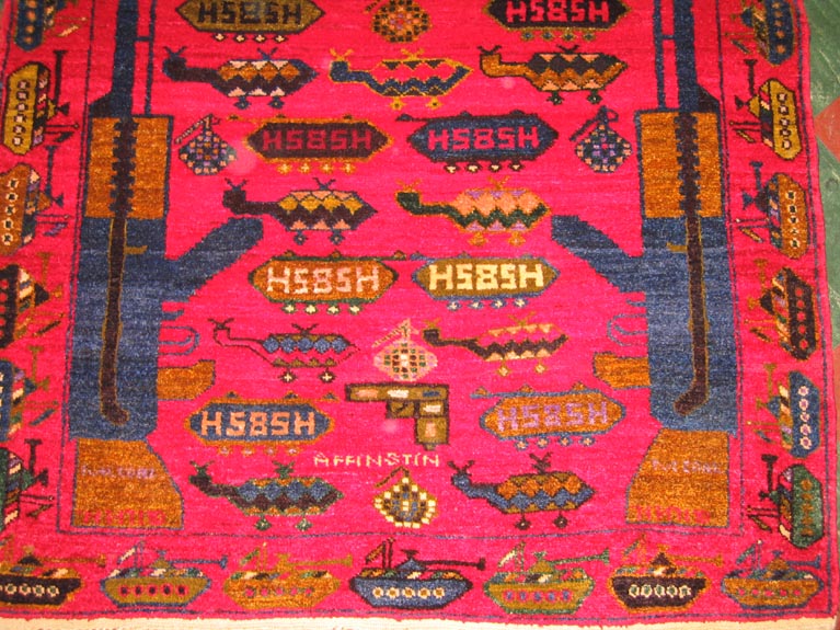 For sale: Afghan War Rug or Conflict Carpet