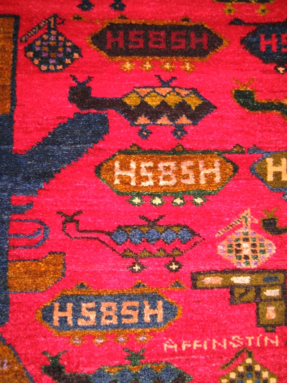 For sale: Afghan War Rug or Conflict Carpet