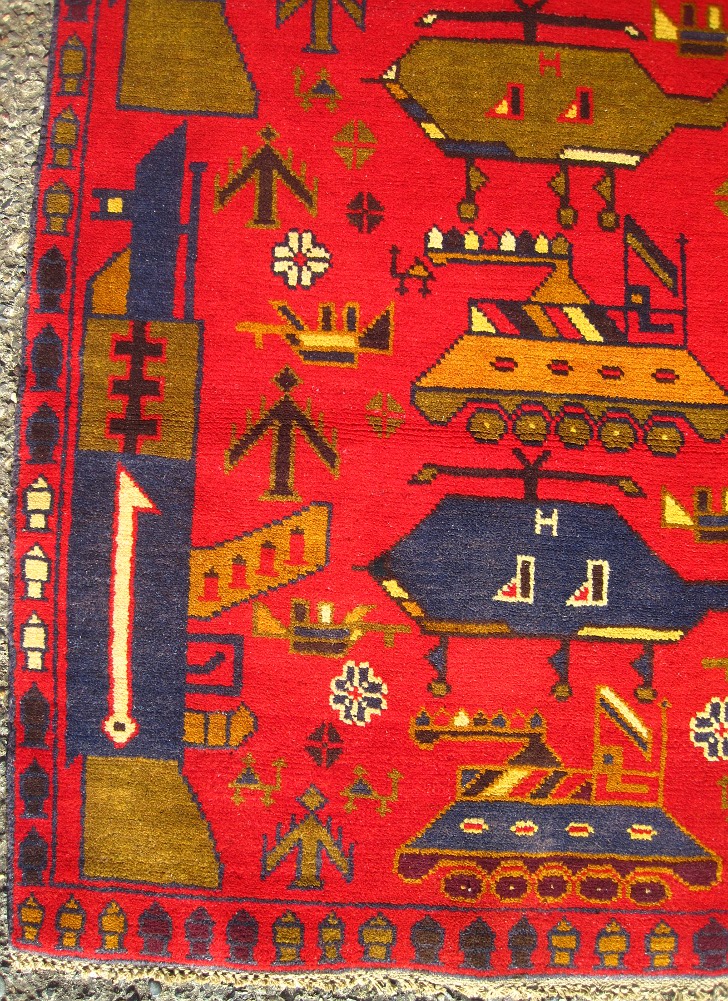 For sale: Afghan War Rug or Conflict Carpet