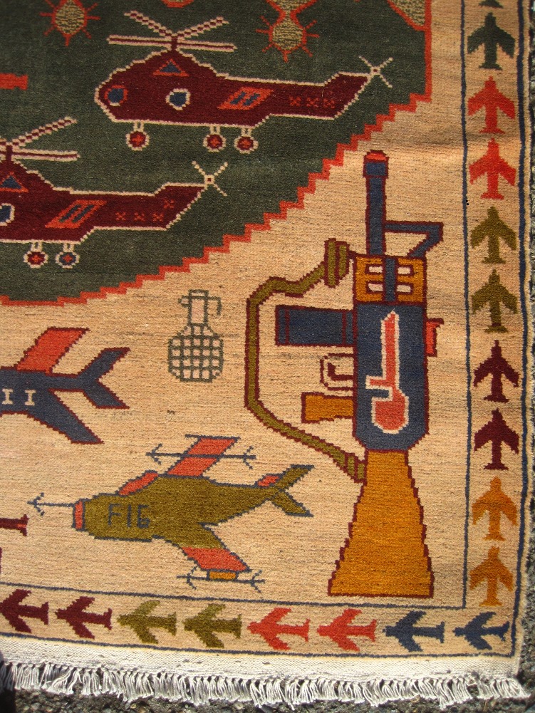 For sale: Afghan War Rug or Conflict Carpet