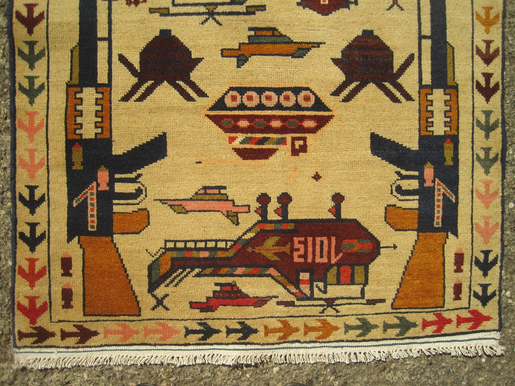 For sale: Afghan War Rug or Conflict Carpet